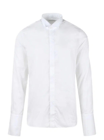 Shop Tagliatore Suit Shirt In White