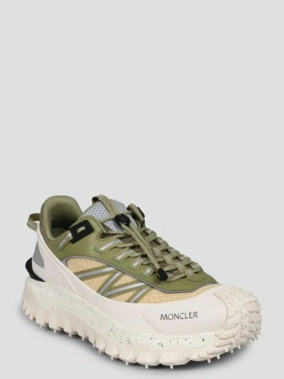 Shop Moncler Trailgrip Sneakers In White