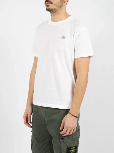 Shop Stone Island Short Sleeve T-shirt In White