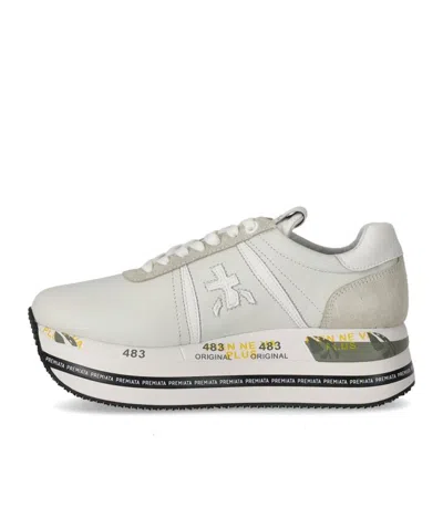 Shop Premiata Beth 5603 Sneaker In White