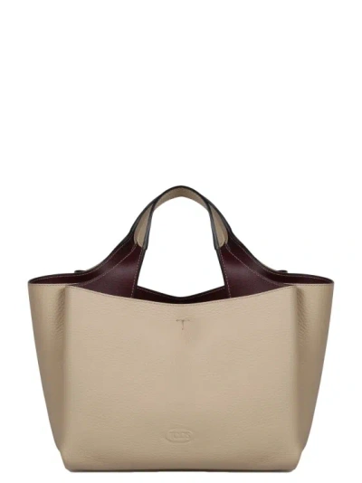 Shop Tod's Leather Mini Bag In Brown