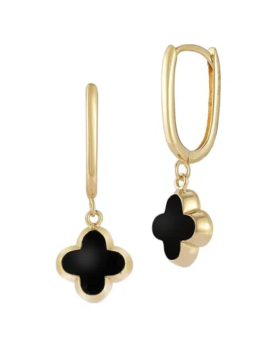 Shop Ember Fine Jewelry 14k Black Onyx Clover Earrings