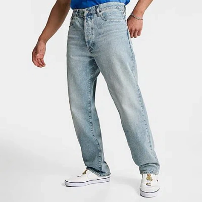 Shop Polo Ralph Lauren Men's Heritage Straight Fit Distressed Denim Jeans In Light Denim