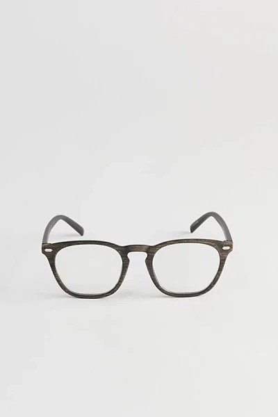 Shop Urban Outfitters Scotty Square Blue Light Glasses In Grey, Men's At