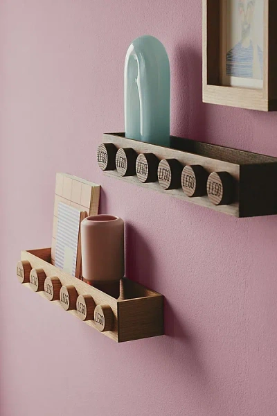 Shop Lego Wooden Wall Shelf In Soap At Urban Outfitters
