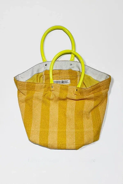 Shop Puebco Recycled Terrycloth Striped Pool Bag In Light Orange, Women's At Urban Outfitters