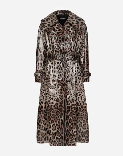 Shop Dolce & Gabbana Cappotto In Print