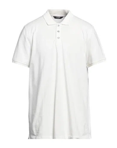 Shop K-way Man Polo Shirt White Size Xxl Cotton