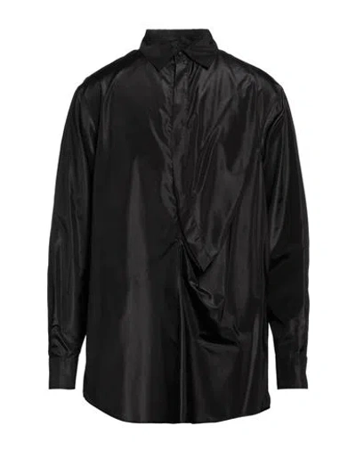 Shop Valentino Garavani Man Shirt Black Size 15 ½ Silk