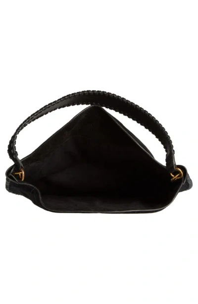 Shop Isabel Marant Large Oskan Suede Hobo Bag In Black