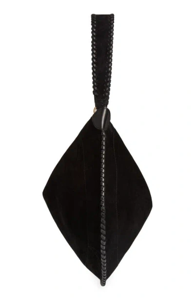 Shop Isabel Marant Large Oskan Suede Hobo Bag In Black