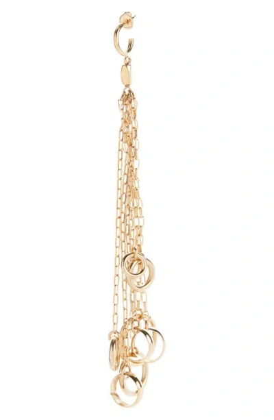Shop Isabel Marant Dancing Ring Mismatched Drop Earrings In Dore