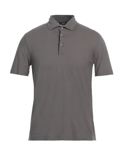 Shop Herno Man Polo Shirt Military Green Size 38 Cotton