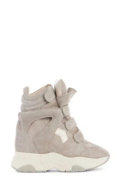 Shop Isabel Marant Balskee Platform Sneaker In Grey