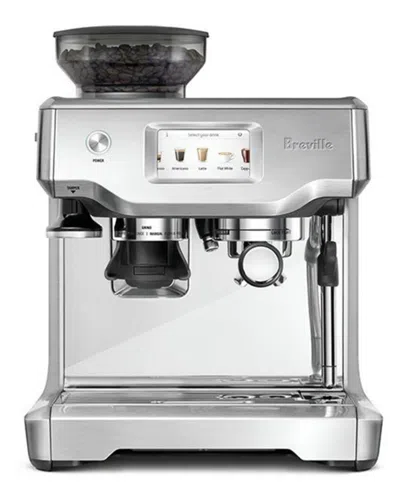 Shop Breville Barista Touch Espresso Maker In Black Truffle