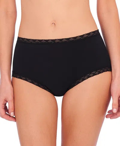 Shop Natori Bliss Full Brief 6-pack 755058p6 In Black,cafe