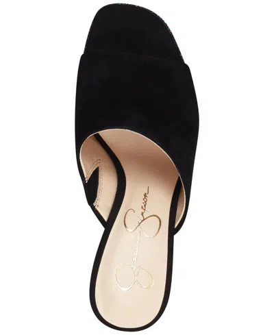 Shop Jessica Simpson Women's Shantelle Platform Wedge Sandals In Tobacco Faux Suede