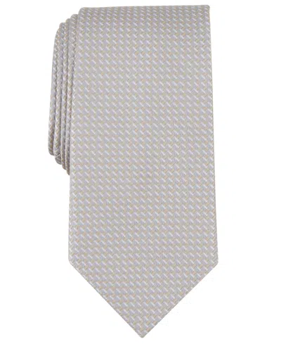Shop Michael Kors Men's Exeter Mini-pattern Tie In Taupe