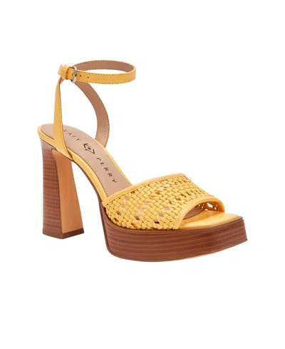 Shop Katy Perry The Steady Ankle Strap Sandal In Pineapple