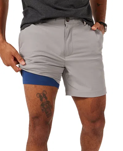 Shop Chubbies Men's The World's Grayest Standard-fit Lined 6" Shorts In Medium Gre