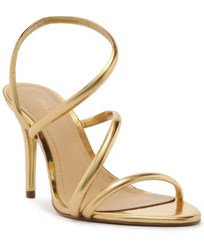 Arezzo Mikayla Stiletto Sandal In Gold
