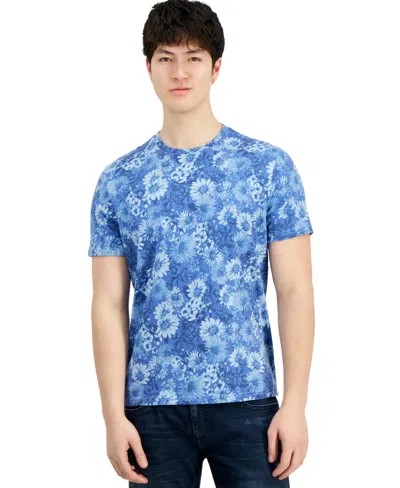 Shop Inc International Concepts Men's Regular-fit Solid Crewneck T-shirt, Created For Macy's In Stillwater