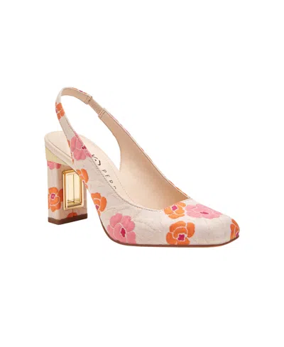 Shop Katy Perry The Hollow Heel Sling Back Pump In Natural Multi