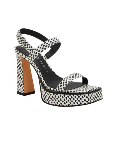 Shop Katy Perry The Steady Sandal In Black White Multi