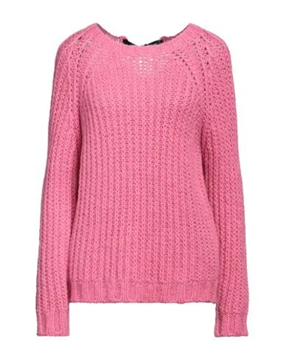 Shop Red Valentino Woman Sweater Pink Size M Acrylic, Mohair Wool, Polyamide, Polyester