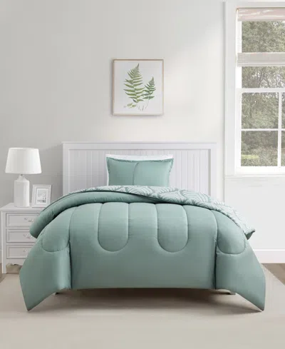 Shop Sunham Danica Blue 3-pc. Comforter Set, Created For Macy's In Green