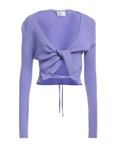 Vicolo Woman Sweater Mauve Size Onesize Viscose, Polyester In Purple