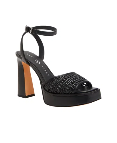 Shop Katy Perry The Steady Ankle Strap Sandal In Black