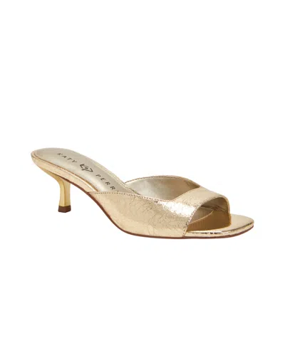 Shop Katy Perry The Ladie Low Heel Sandal In Gold