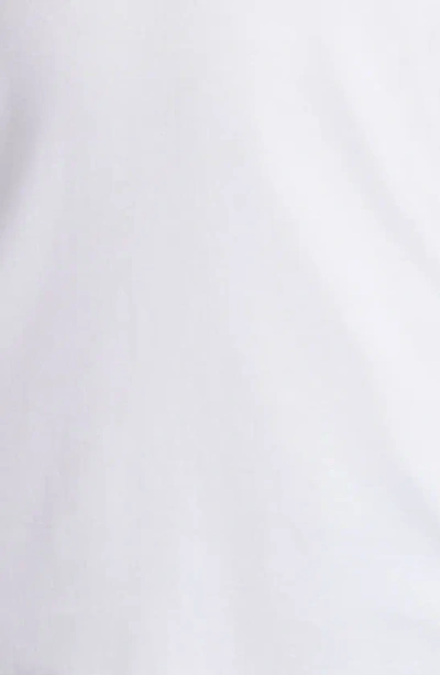 Shop Original Penguin Slim Fit Tipped Logo Embroidered Organic Cotton Interlock Polo In Bright White