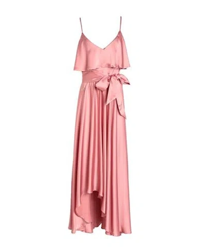 Shop Gaelle Paris Gaëlle Paris Woman Maxi Dress Pink Size 6 Polyester