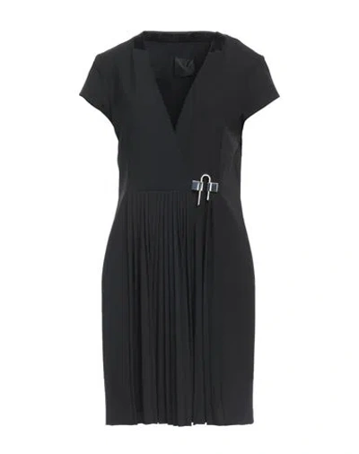 Shop Givenchy Woman Mini Dress Black Size 8 Polyester, Wool, Elastane, Viscose, Silk
