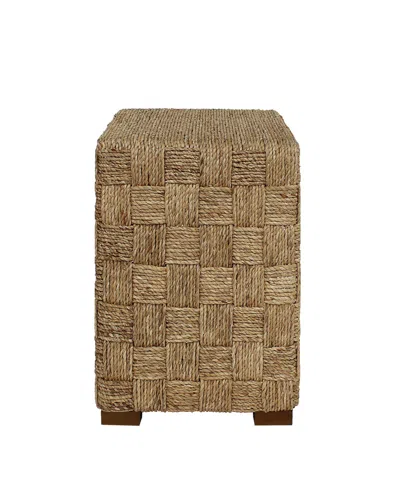 Gallerie Decor Cambridge Square Side Table In Natural Finish