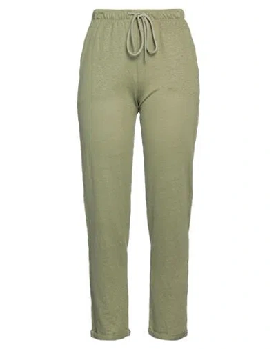 Majestic Filatures Woman Pants Sage Green Size 3 Viscose, Elastane In Sage Green