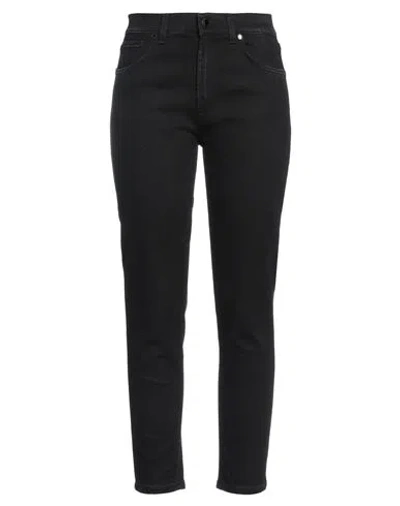Dondup Woman Jeans Black Size 30 Cotton, Modal, Elastomultiester, Elastane In Black