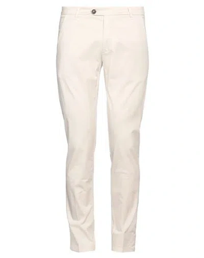 Shop Roy Rogers Roÿ Roger's Man Pants Cream Size 33 Cotton, Elastane In White