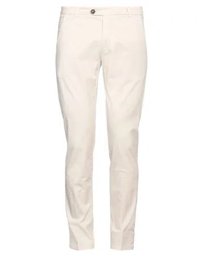 Roy Rogers Roÿ Roger's Man Pants Cream Size 32 Cotton, Elastane In White