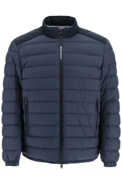 Shop Woolrich Bering Lightweight Down Jacket In Blu