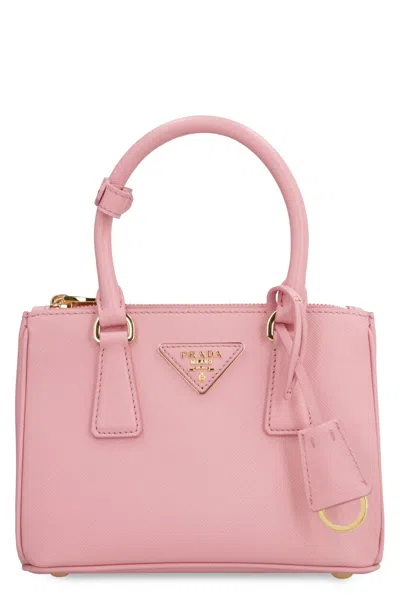 Shop Prada Galleria Handbag In Pink