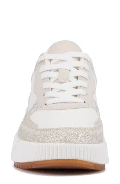 Shop Olivia Miller Beauty Queen Sneaker In Bone