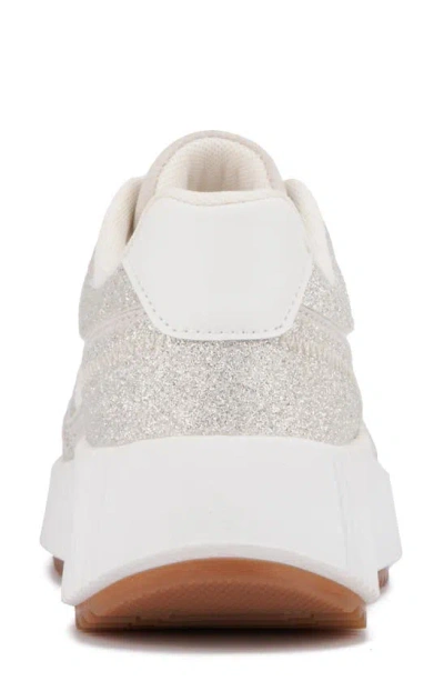 Shop Olivia Miller Beauty Queen Sneaker In Bone