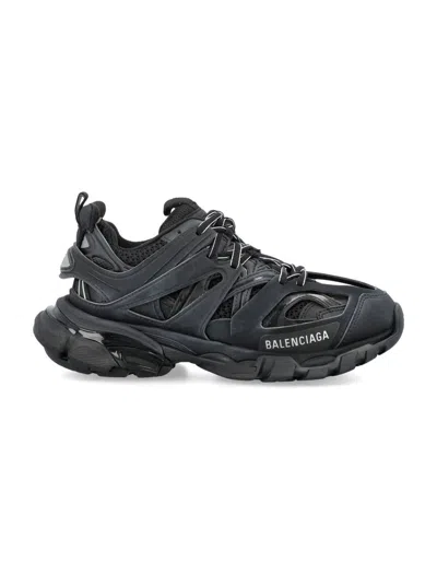 Shop Balenciaga Woman's Track Sneakers In Black