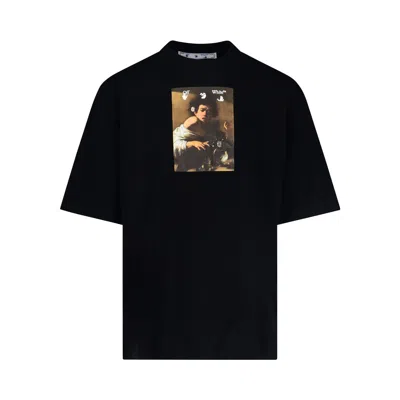 Pre-owned Off-white Caravaggio Boy Skate Tee 'black/multicolor'