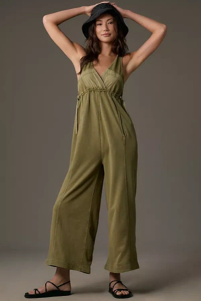 Shop Daily Practice By Anthropologie Fresh Air Jumpsuit In Green