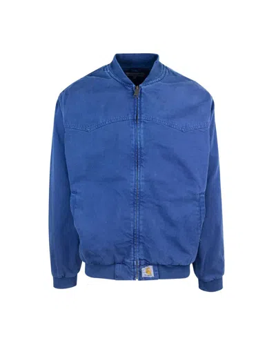 Shop Carhartt Wip Jacket In Blue