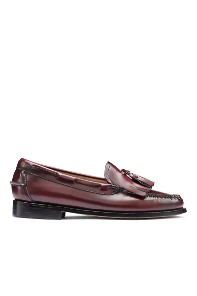 Shop G.h.bass Weejuns Esther Loafers In Red
